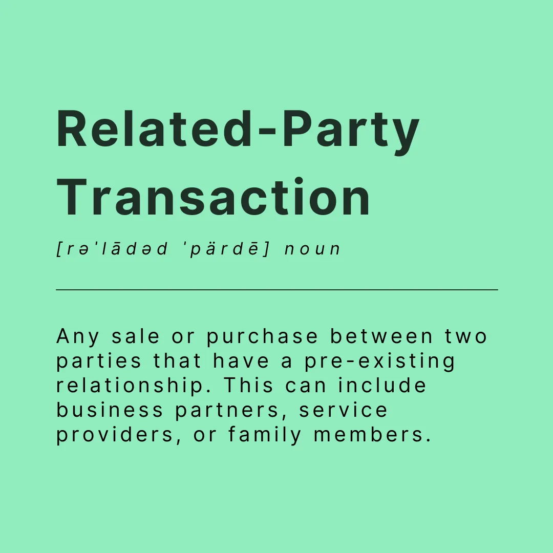 Related Party Transaction 1031 exchange